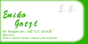 eniko gotzl business card